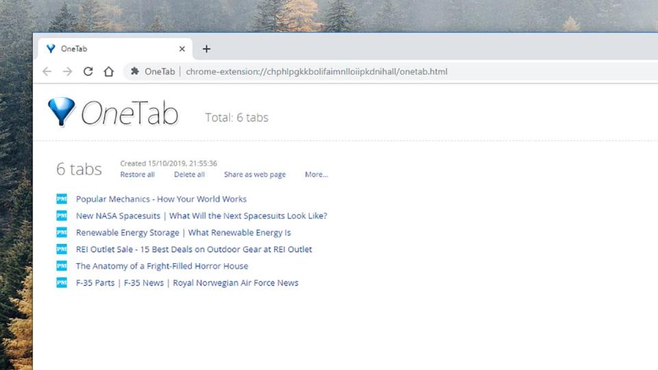 Manage Your Tabs