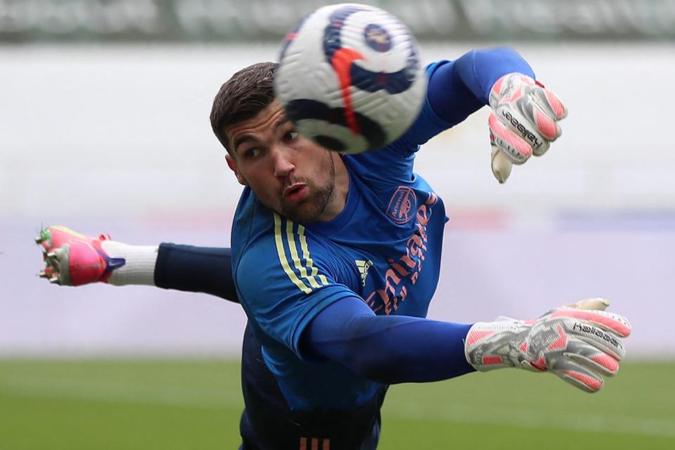 <p>Mat Ryan has impressed when called upon during his loan spell at Arsenal</p> (POOL/AFP via Getty Images)