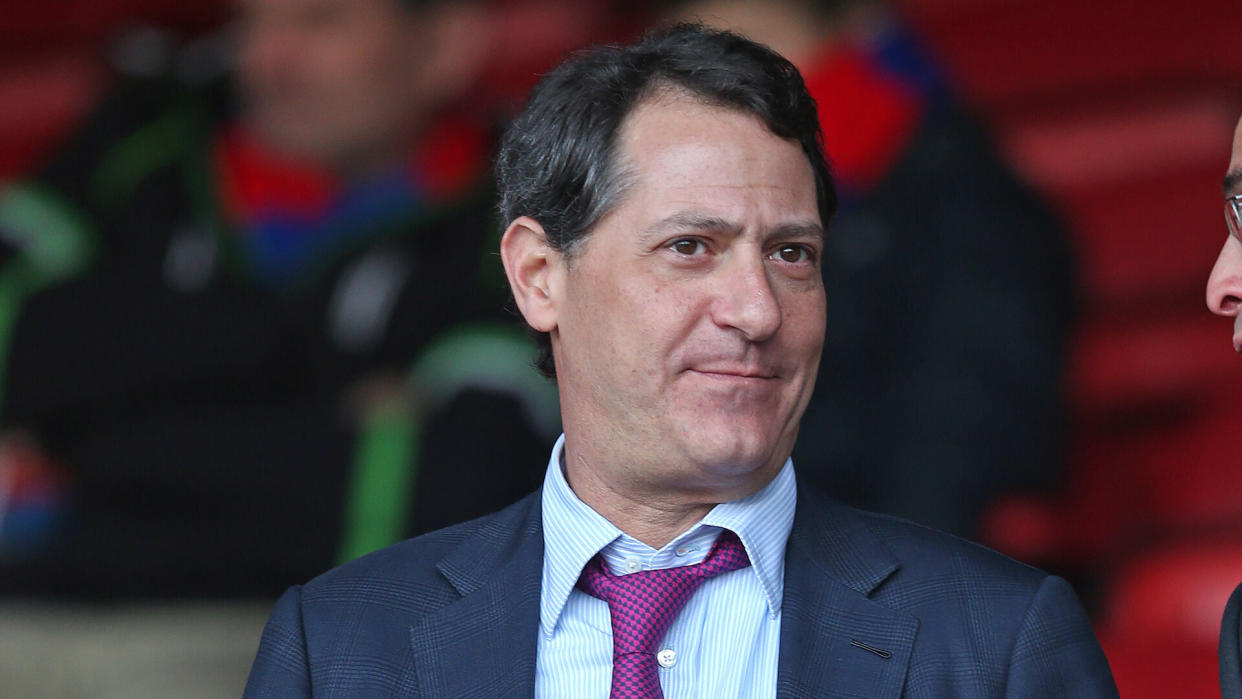 Mandatory Credit: Photo by Dan Weir/Ppauk/Shutterstock (9319267cr)Crystal Palace Chairman, David Blitzer watches Crystal Palace v Burnley from the stands at Selhurst Park Stadium during the Premier League match between Crystal Palace and Burnley on 13th January 2018 at Selhurst Park Stadium, Croydon, London.