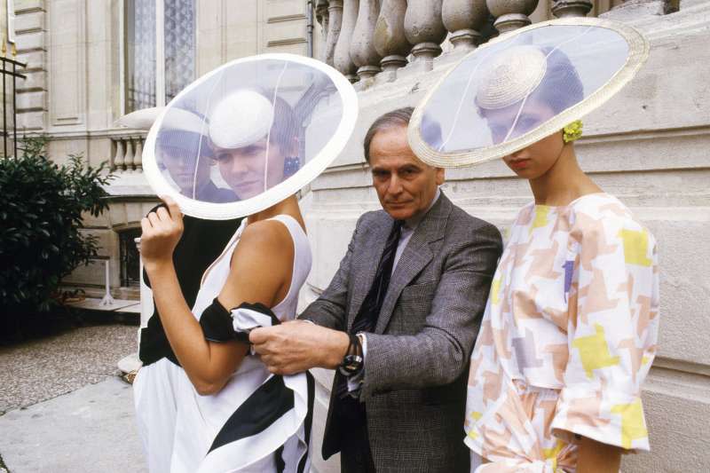 法國時裝設計大師皮爾卡登（Pierre Cardin），攝於1984年（AP）