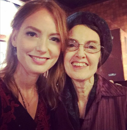 Alicia Witt and her mother, Diane, shown in an Instagram post