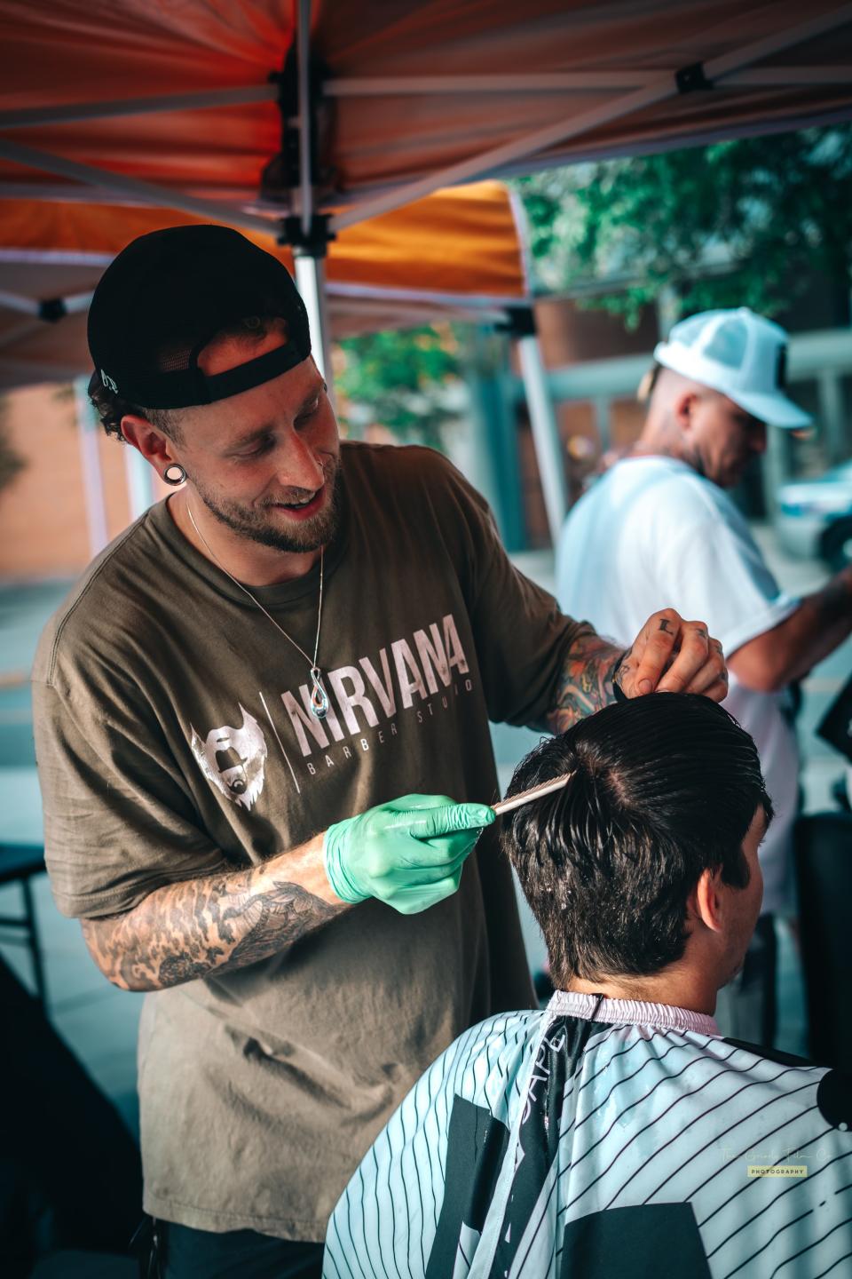 After years of being addicted to drugs, Chris Bolton has found a new path as a barber.