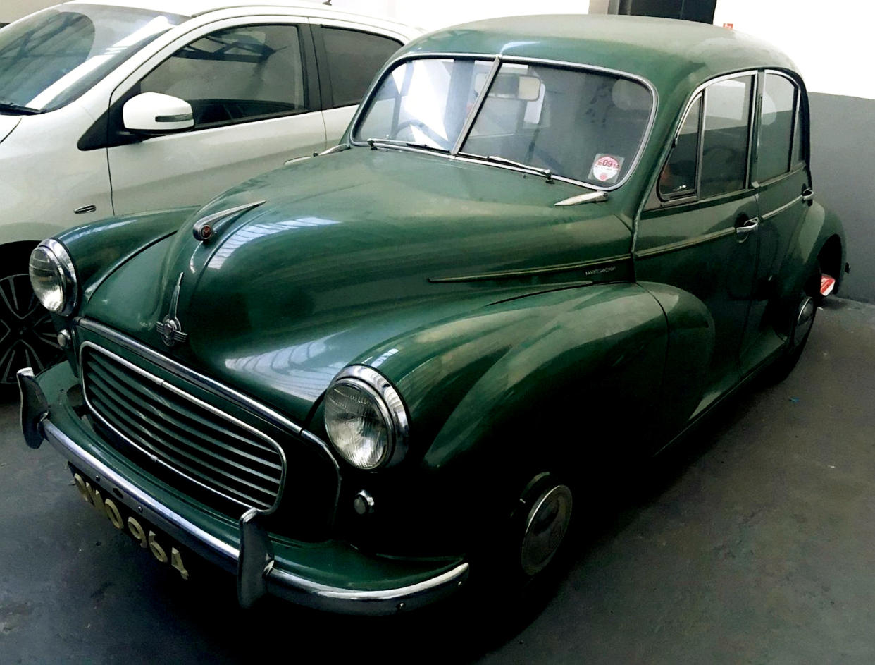 The discoveries even included a 1956 Morris Minor found in the garage.  (SWNS)