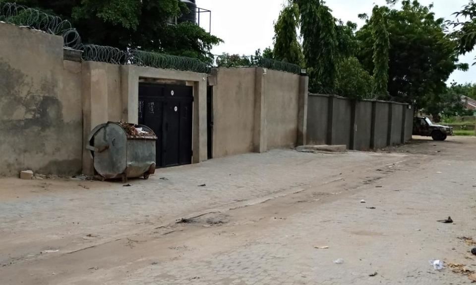 The offices of Action Against Hunger in Maiduguri, which have been shut down by the military