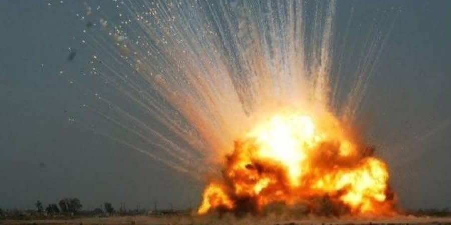 A Russian ammunition depot exploded in Kherson