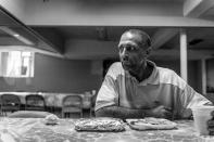 <p>Gene Robinson, a recovering heroin addict. He first used heroin in 2009, after finding his then-wife dead of a painkiller overdose.<br> (Photograph by Mary F. Calvert for Yahoo News) </p>