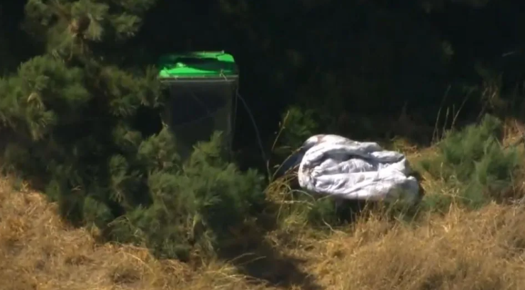 Madhagani's body was found dumped in this wheelie bin in Buckley, some 82 kilometres from her home in Point Cook. 