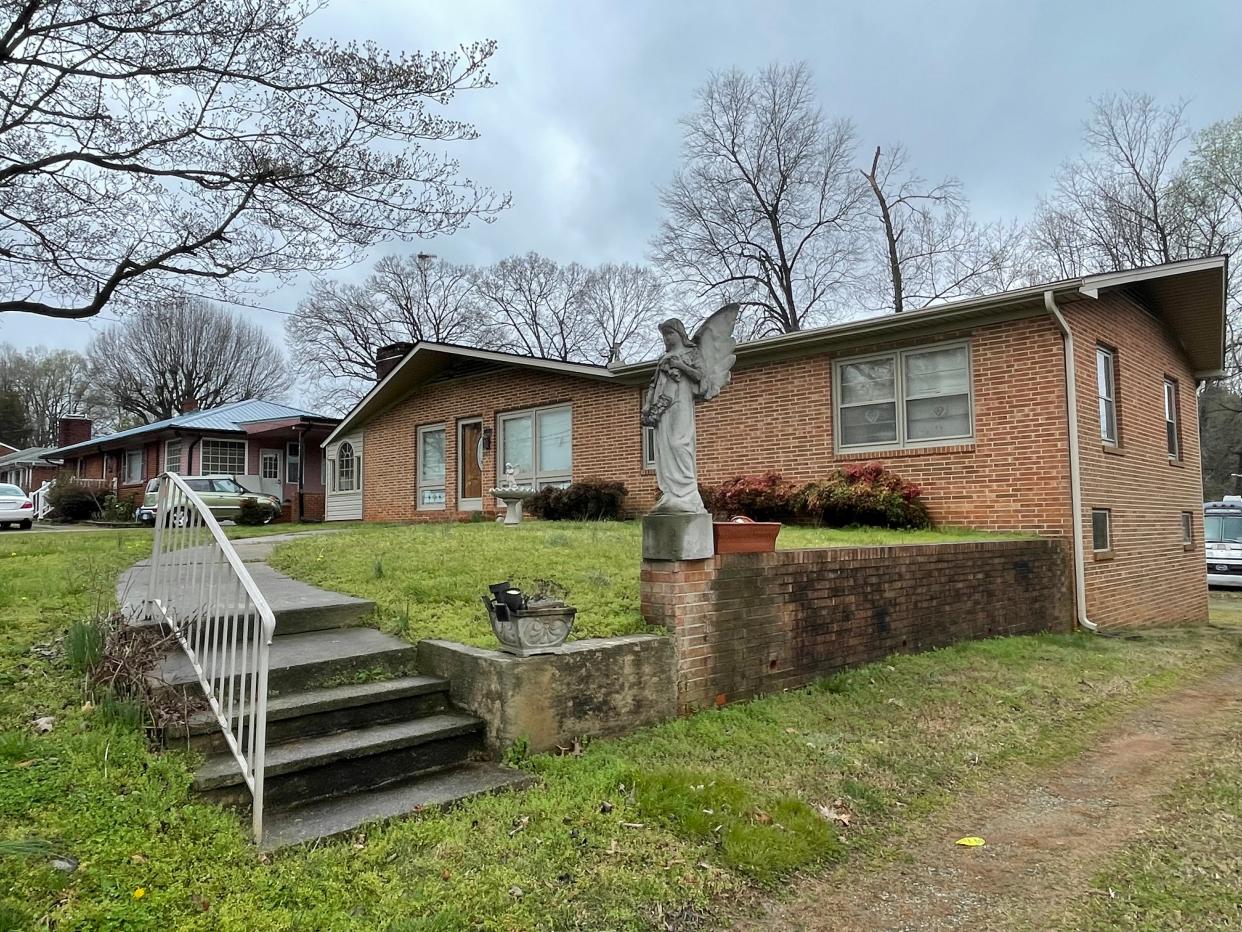 House on Sellars Mill Road near North Church Street where two men were injured at 4:18 a.m. Wednesday, March 23, in a Burlington Police officer involved shooting.