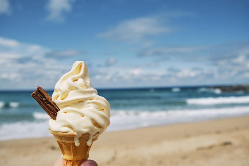 melting Ice cream at Fistral beach, Newquay, Cornwall on a bright sunny June day. During the pandemic, when so many more people ended up holidaying at home, staycation prices were sky high, and over the past year they’ve climbed again. Photo: Getty