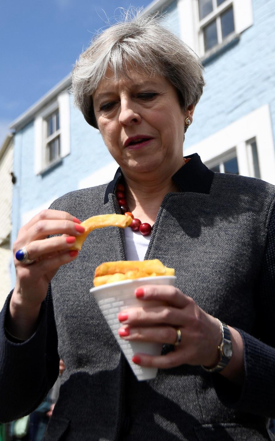 She could see the photographs coming - Credit: REUTERS/Dylan Martinez