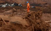 FILE PHOTO: An ox is seen on mud after a tailings dam owned by Brazilian miner Vale SA burst, in Brumadinho