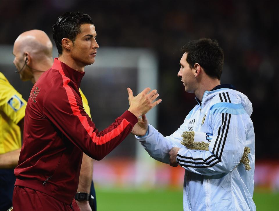 Cristiano Ronaldo and Lionel Messi