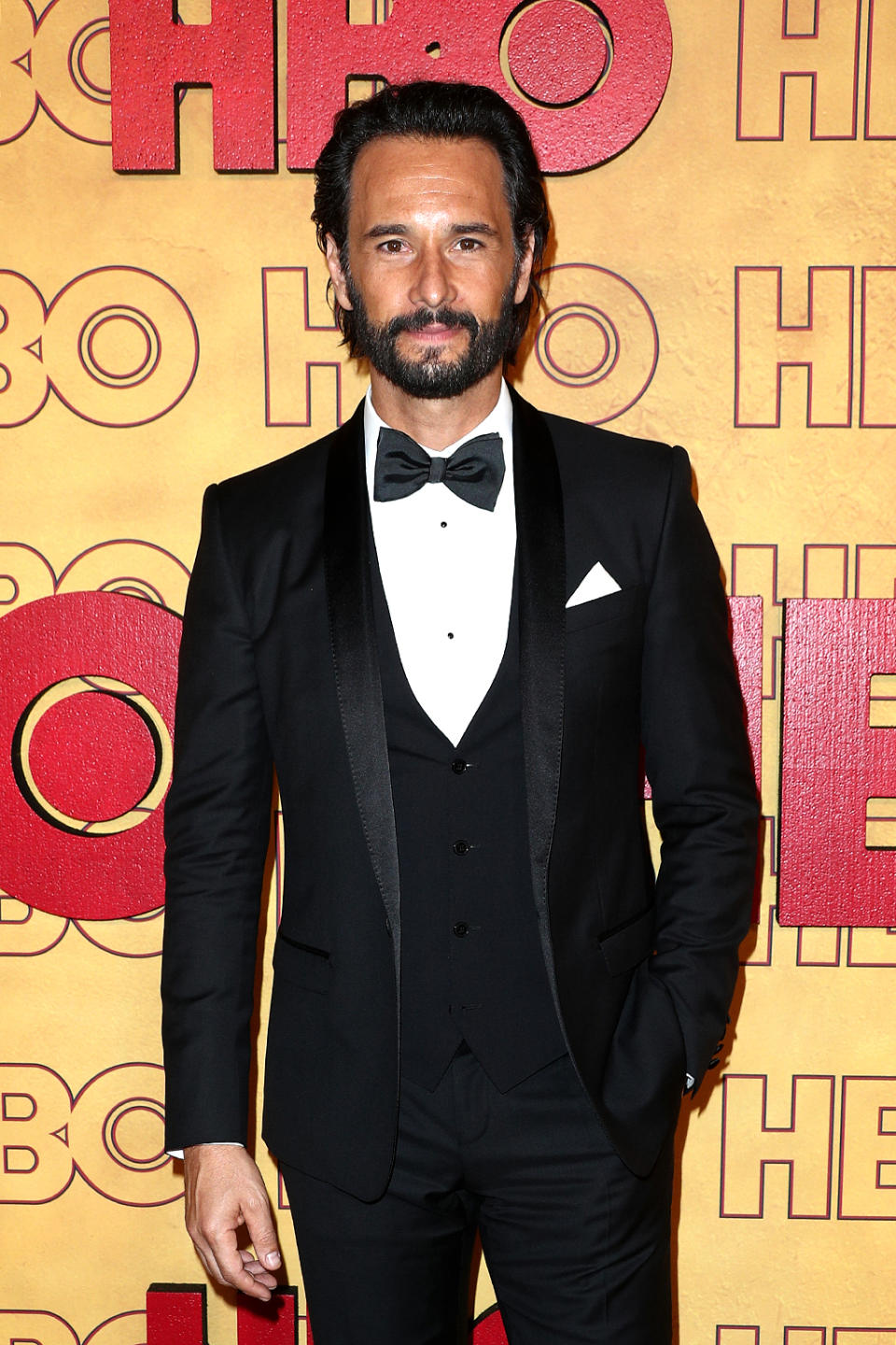 <p><em>Westworld</em>‘s Rodrigo Santoro at HBO’s Post Emmy Awards Reception at te Plaza at the Pacific Design Center. (Photo: Frederick M. Brown/Getty Images) </p>