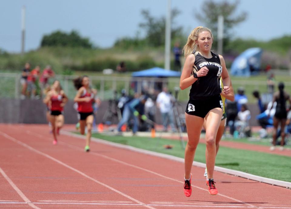 Sarah Shulze won the 1,600-meter title in Division 3 at the CIF-SS Track and Field Championships in 2018.