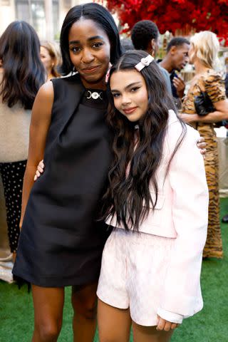 <p>Frazer Harrison/Getty</p> Ayo Edebiri and Ariana Greenblatt