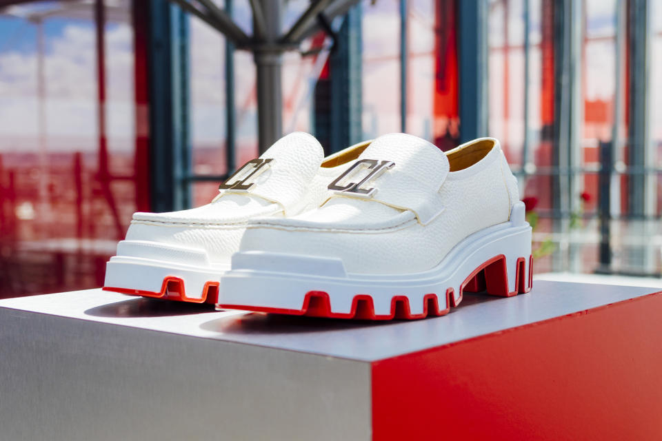 Louboutin’s lug soled loafers for spring summer ’23 men’s. - Credit: Courtesy of Christian Louboutin