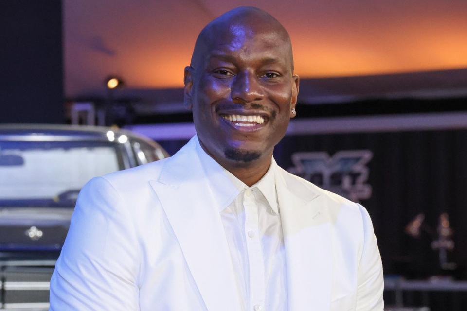 <p>Rodin Eckenroth/WireImage</p> Tyrese Gibson on Feb. 9, 2023