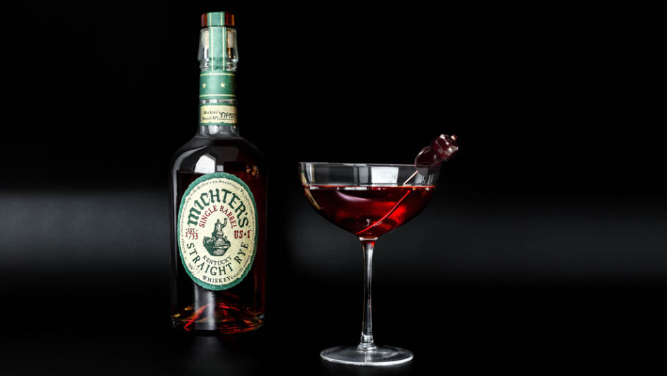 Michter's Rye with a Manhattan cocktail