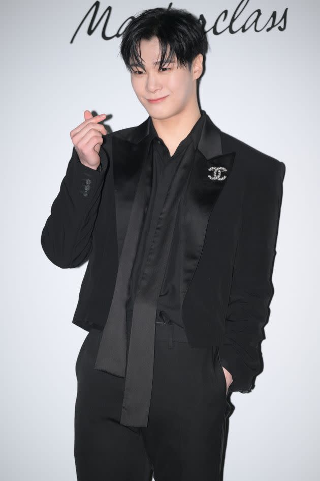 Moonbin de ASTRO asiste al photocall de la Masterclass de CHANEL Parfumeur en Bukchon Hwigyumjae el 26 de enero de 2023 en Seúl, Corea del Sur.  (Foto de The Chosunilbo JNS/Imazins a través de Getty Images)