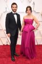 <p>Idina Menzel and her husband of two years Aaron Lohr looked cute on the Oscars red carpet. </p>