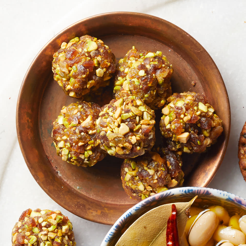 Savory Date & Pistachio Bites