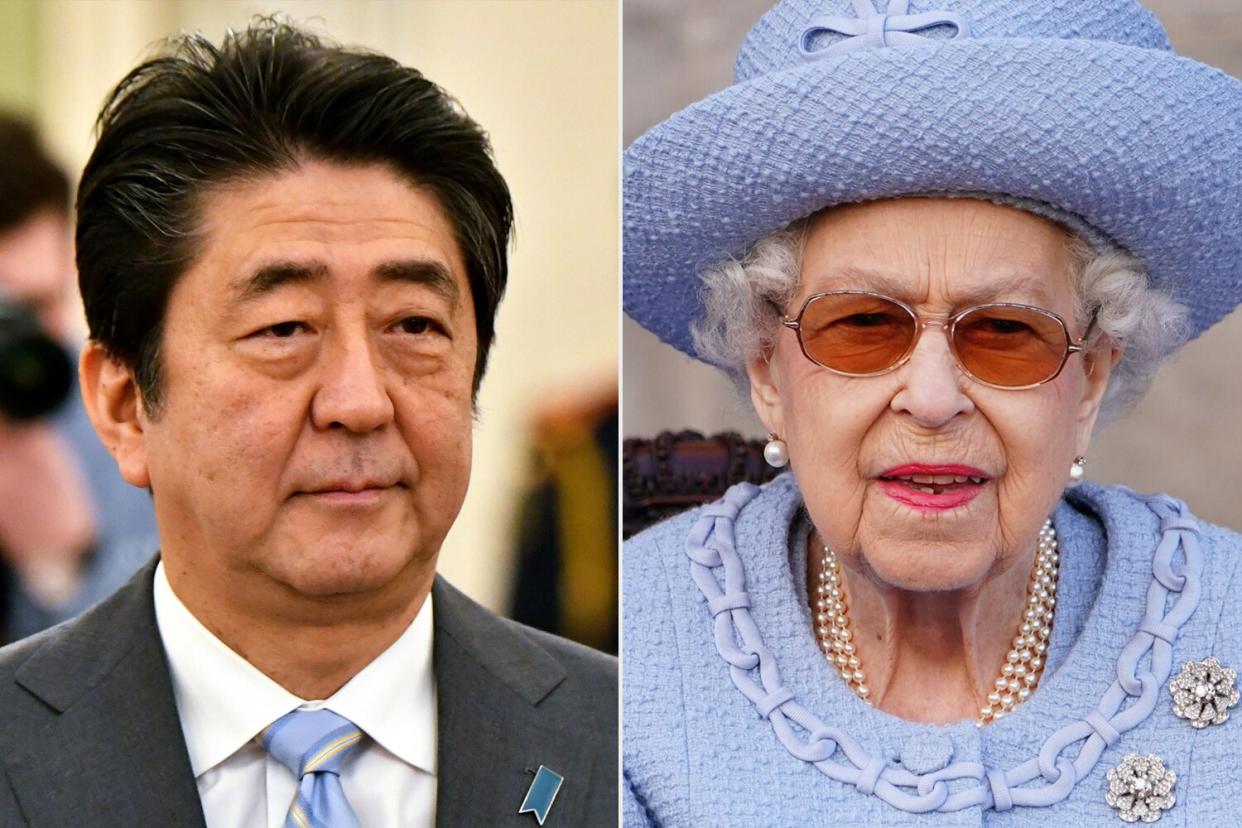 Shinzo Abe, Queen Elizabeth