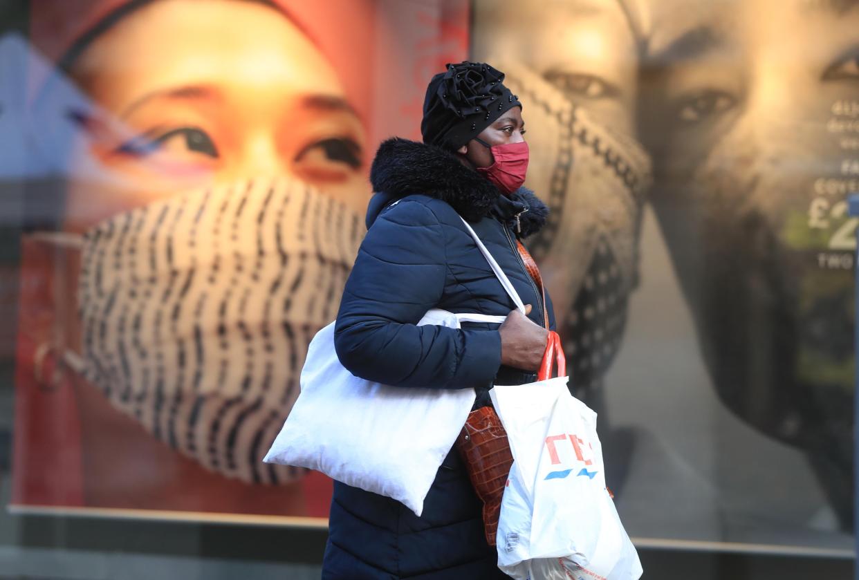 Researchers found people of black ethnicity are twice as likely and Asians 1.5 times more likely to be infected with Covid-19 (PA)