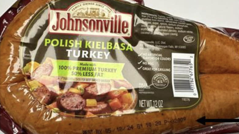 Johnsonville Polish turkey kielbasa package 