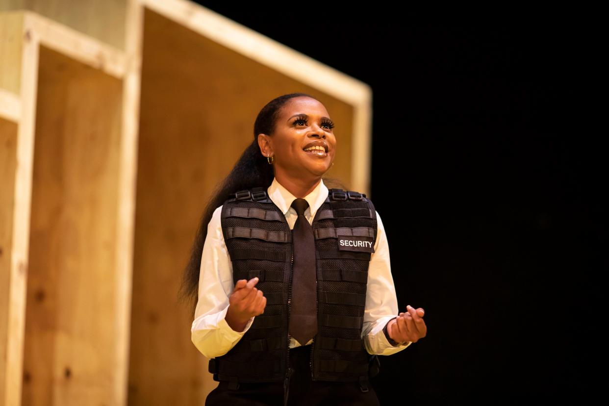 Ayesha Antoine in Go, Girl by Roy Williams, as part of Out West at Lyric Hammersmith (Helen Maybanks)