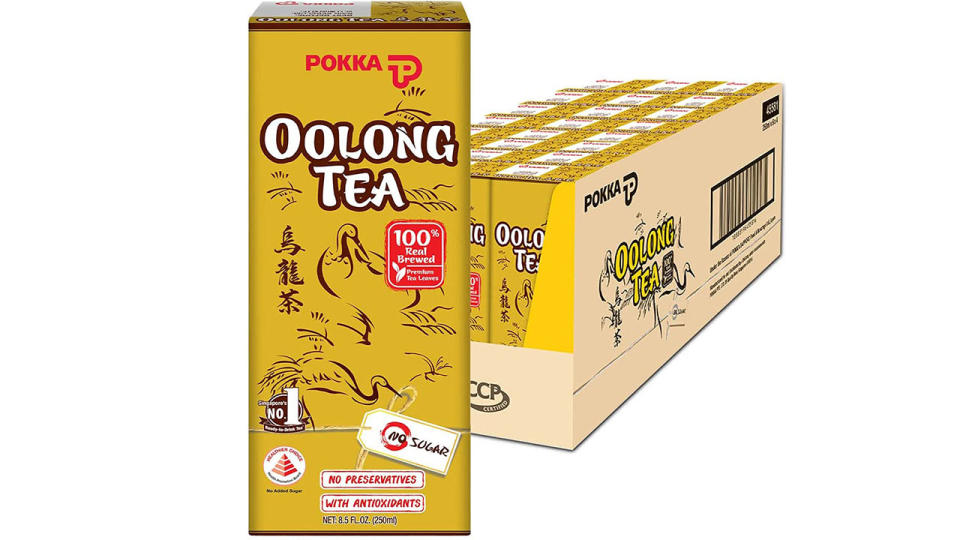 Pokka Oolong tea no sugar, 24 x 250ml. (Photo: Amazon SG)