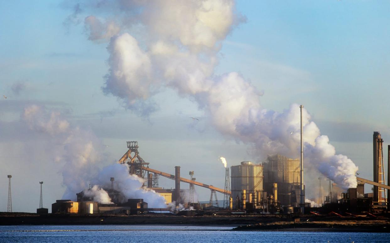 Emissions from a Corus steel plant at Redcar on Teeside, UK. - Getty Images