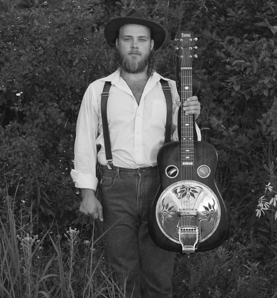 Mark Lavengood, an instrumentalist specializing in dobro and steel guitar, will be performing at Charlevoix's East Park Pavilion on July 13.