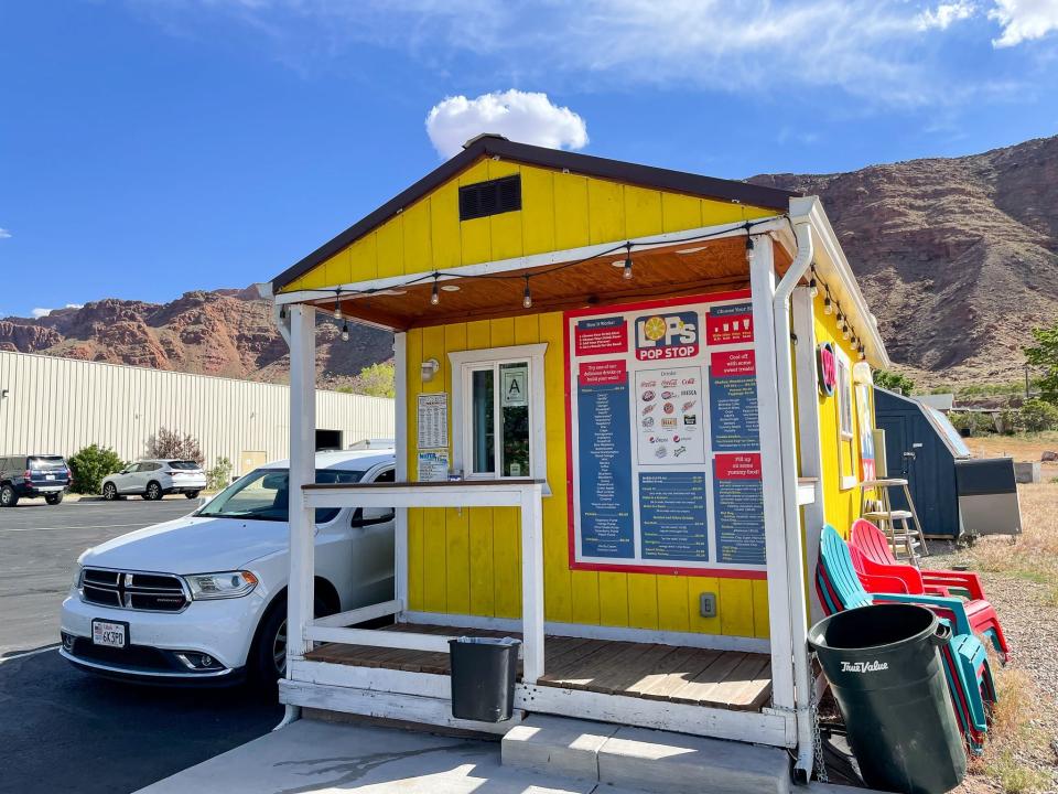 Lop's Pop Stop in Moab, Utah.