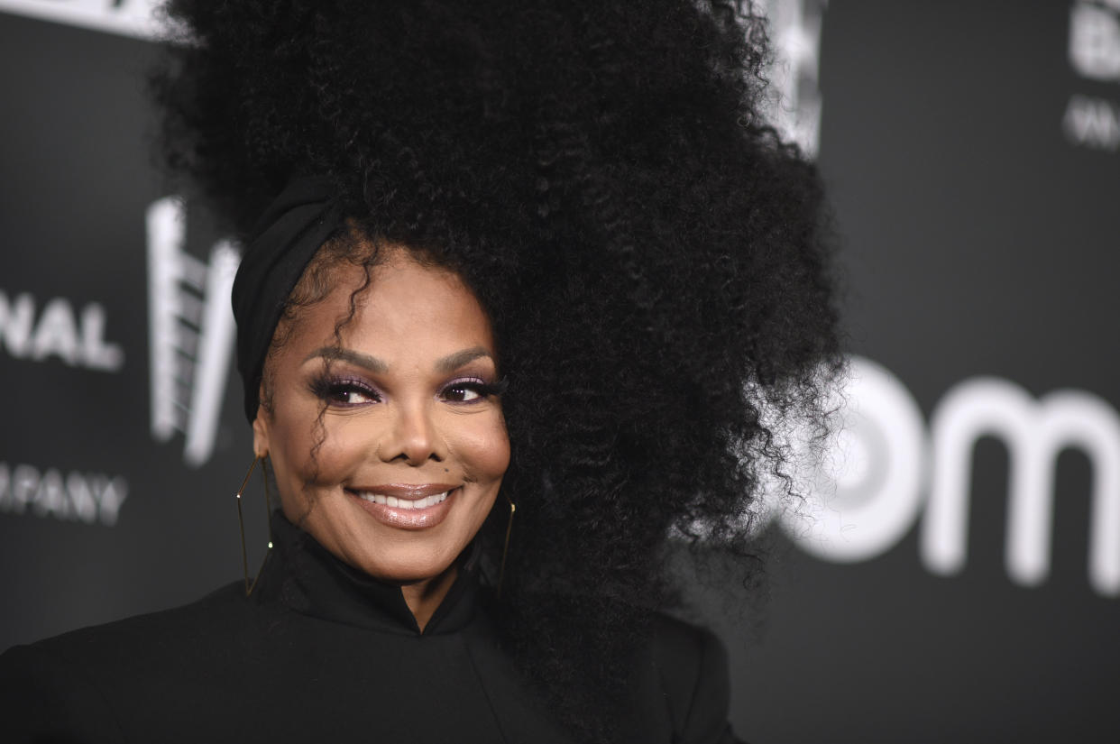 Janet Jackson got bumped in Atlanta for Hawks-Celtics Game 6. (Photo by Richard Shotwell/Invision/AP, File)