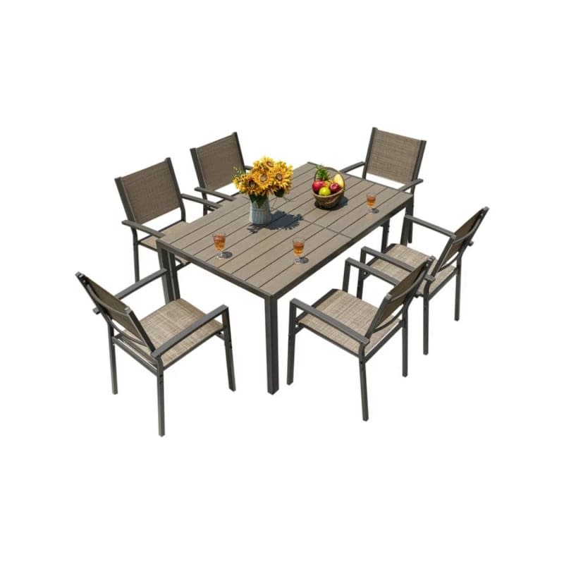 Devoko Patio Conversation Set, 7-Piece