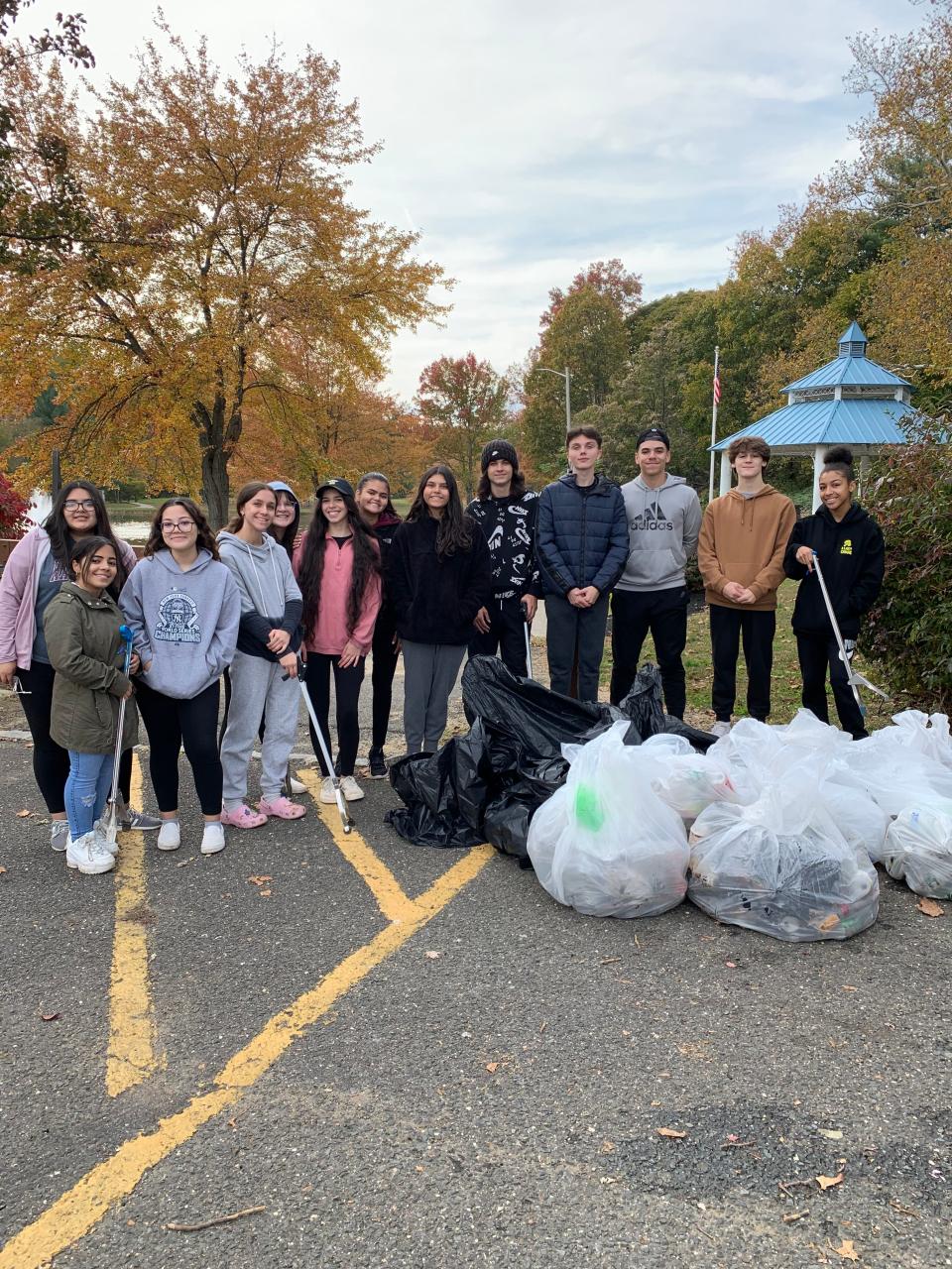 South River High School student Alex Vasilev has been  organizing Brian Sicknick Community Clean Up days in the borough.