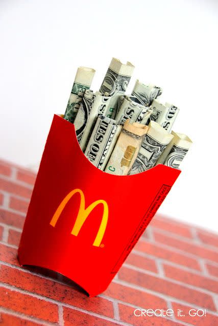 McDonald’s Money Gift Idea