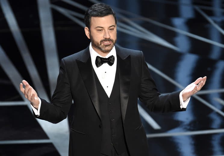 Jimmy hosted the Oscars earlier this year.