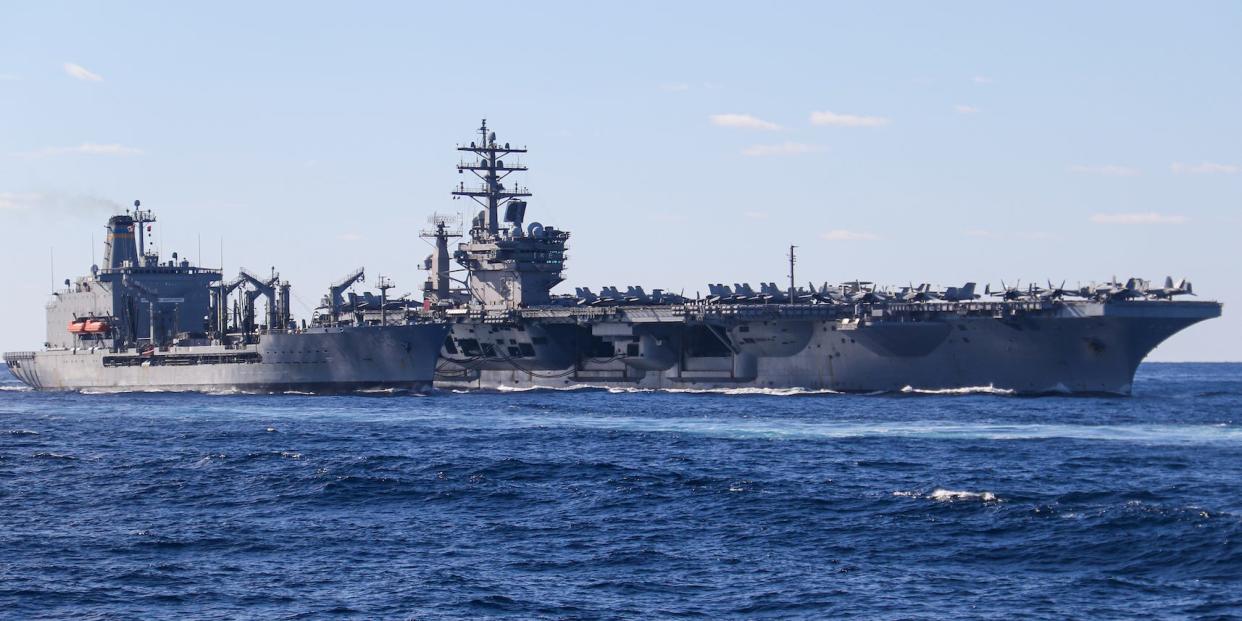 Navy aircraft carrier Dwight Eisenhower