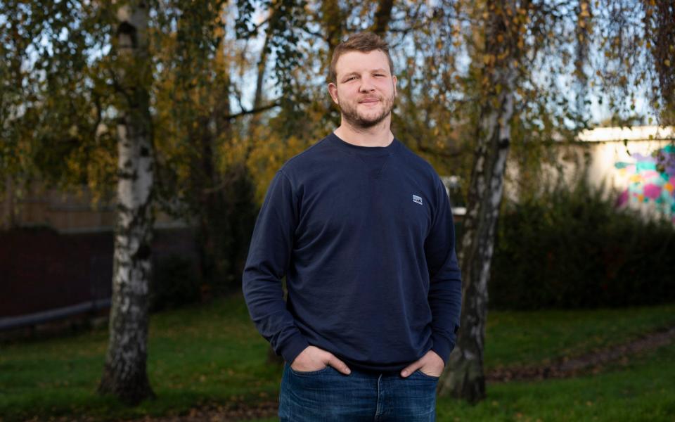 Joe Launchbury, the England rugby player, who has just signed for Harlequins after leaving Wasps - - Andrew Fox/Telegraph