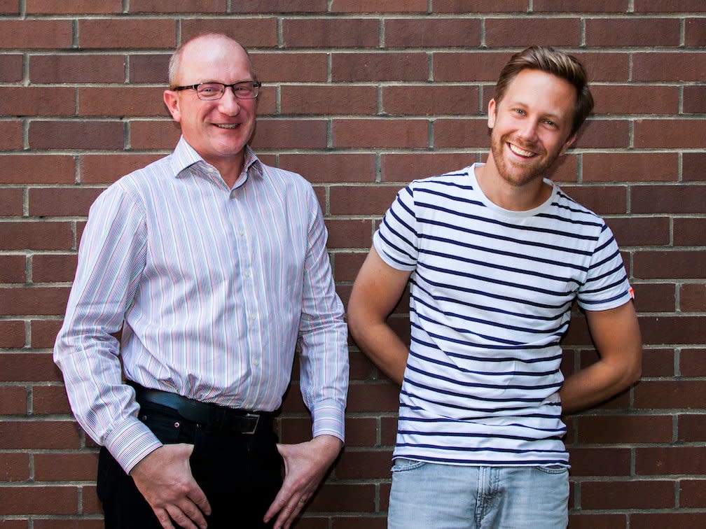 Paul Rippon, Deputy CEO (left), Tom Blomfield, CEO (right), Monzo