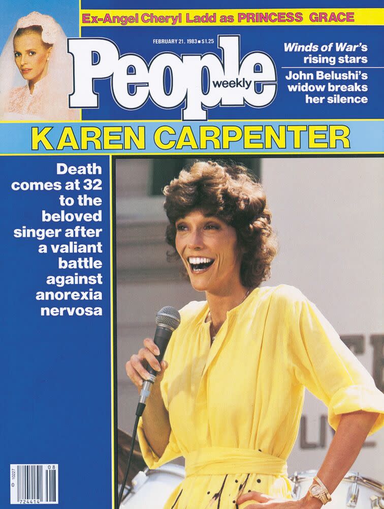 Karen Carpenter on the cover of PEOPLE