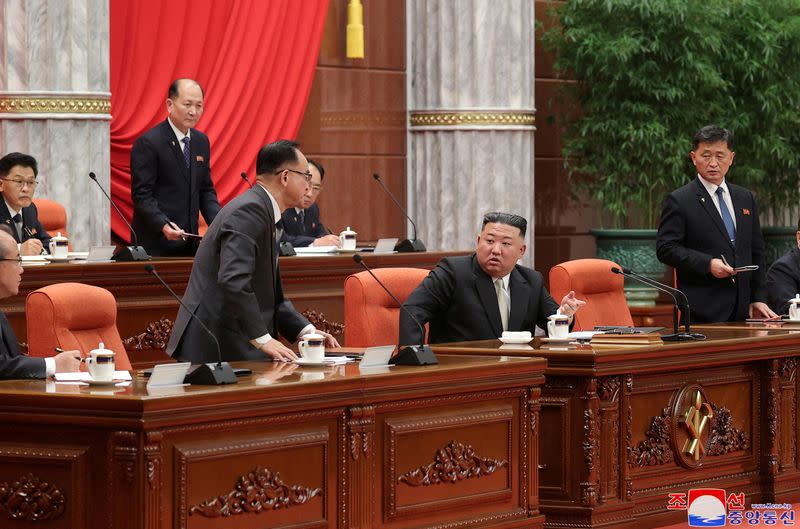 The 7th enlarged plenary meeting of the 8th Central Committee of the Workers' Party of Korea (WPK) in Pyongyang