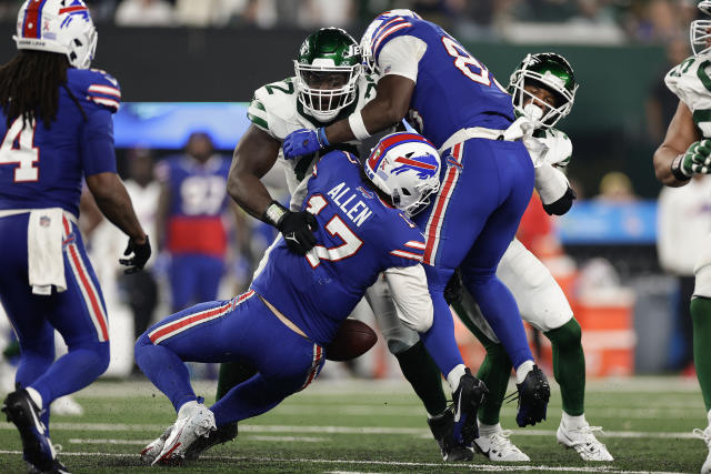 Bills' Josh Allen has one of his worst days in the NFL in a loss to the  Rodgers-less Jets - The San Diego Union-Tribune