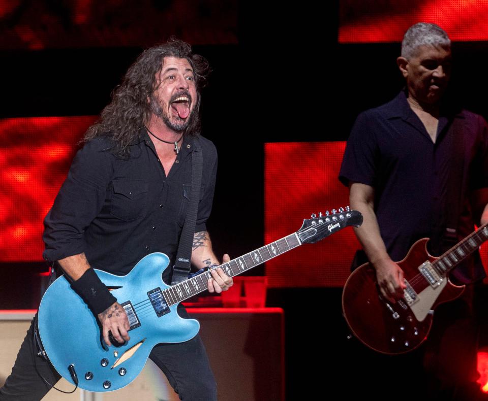 Foo Fighters
Dave Groul and the Foo Fighters headline Sunday shows at Sea Hear Now Festival in Asbury Park on Sunday September 17, 2023.