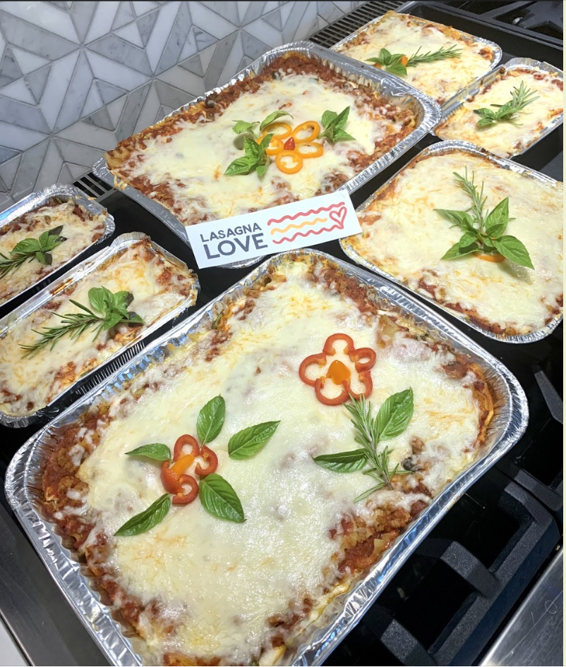 Lasagnas made by Lasagna Love volunteers for those in need of a meal on the Cape, Islands and up to Plymouth.