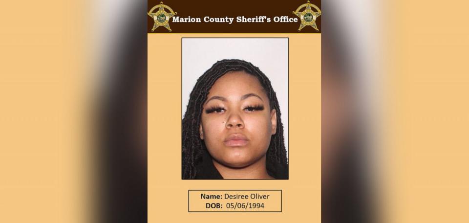 PHOTO: Desiree Oliver is seen in a photo released by the Marion County Sheriff's Office. (Marion County Sheriff's Office/Facebook)