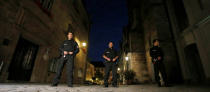 <p>Police secure an area after an explosion in Ansbach, near Nuremberg, Germany July 25, 2016.(REUTERS/Michaela Rehle)</p>