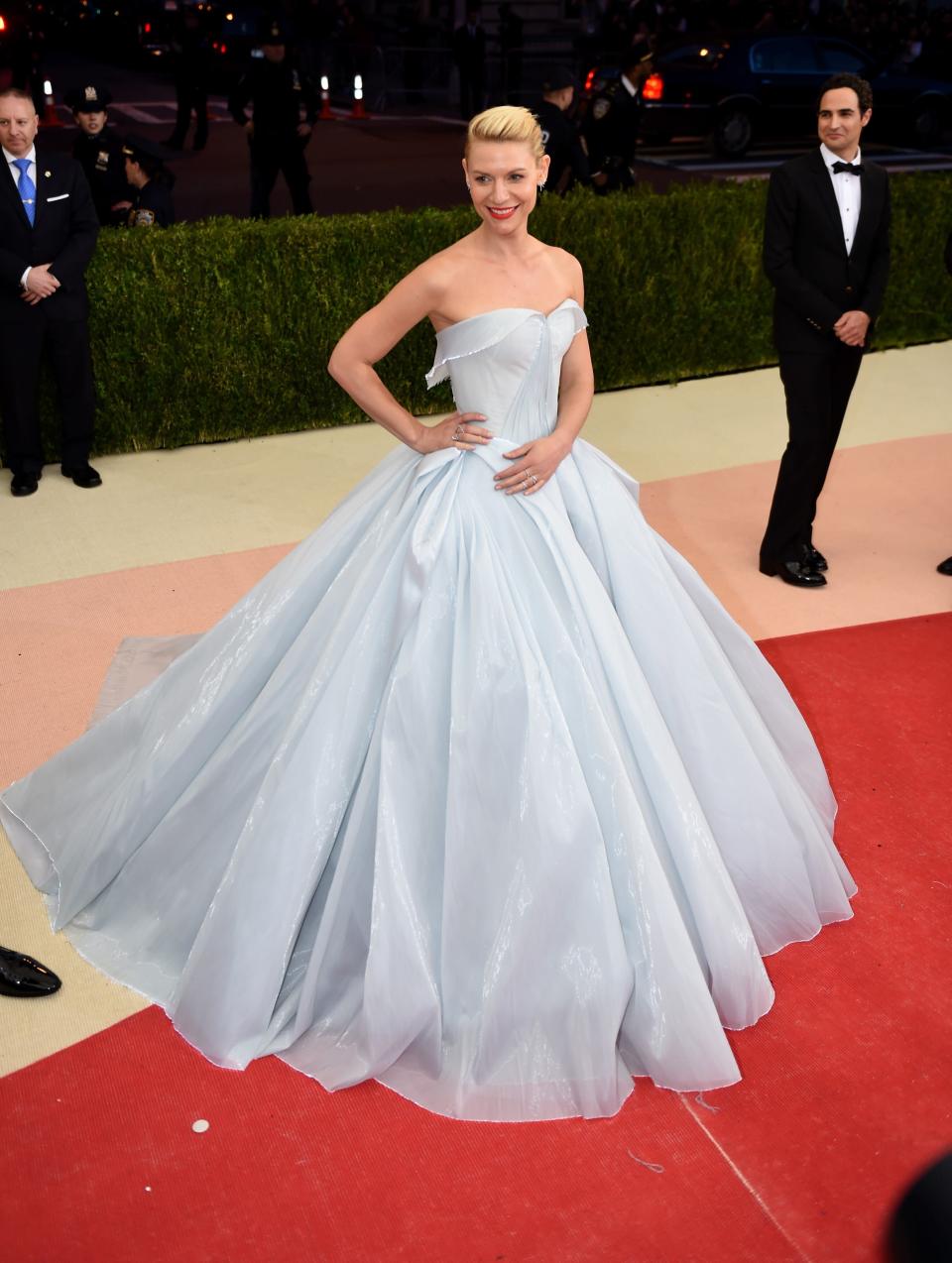 Claire Danes and Zac Posen at the Met Gala in New York on May 2, 2016.