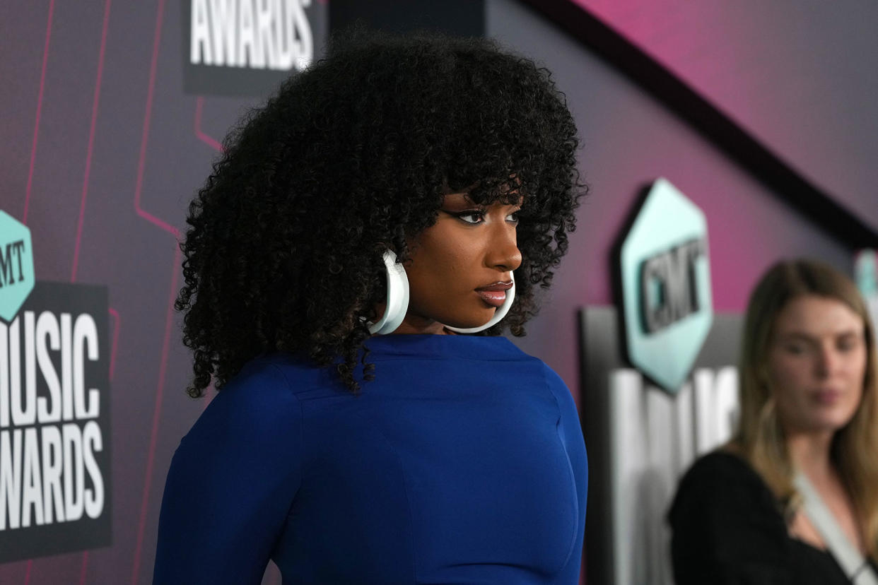 Megan Thee Stallion Kevin Mazur/Getty Images for CMT